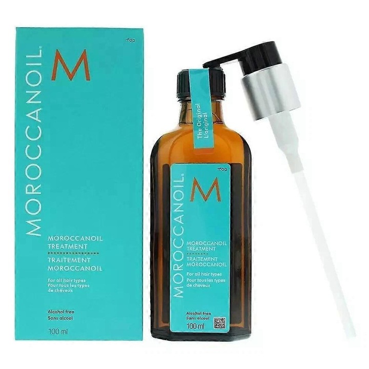 Tratament pentru par cu ulei marocan, MoroccanOil, sticla originala pentru toate tipurile de par, 100 ml, 1 buc.