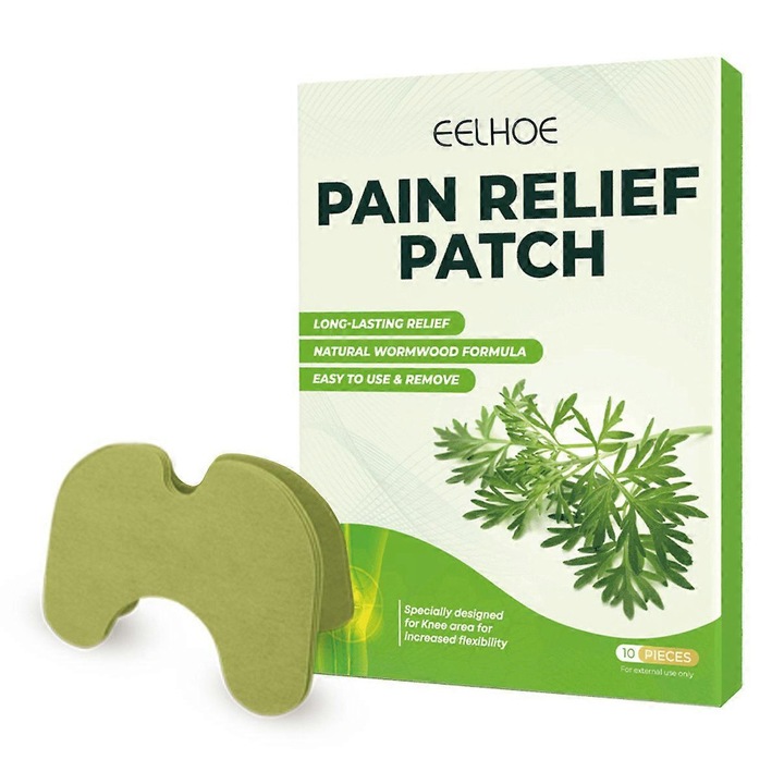 Plasture pentru ameliorarea durerii de pelin, Eelhoe, amelioreaza articulatiile lombare, coloanei vertebrale cervicale, genunchi, picior, muschi si dureri osoase, patch-uri pentru sanatate, 10 buc