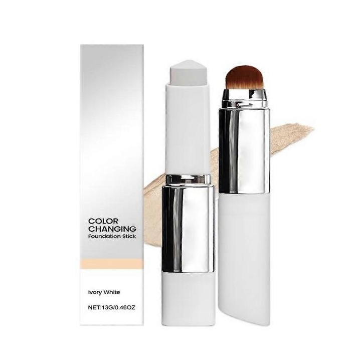 Fond de ten stick cu pensula detasabila, Alb, 100ml