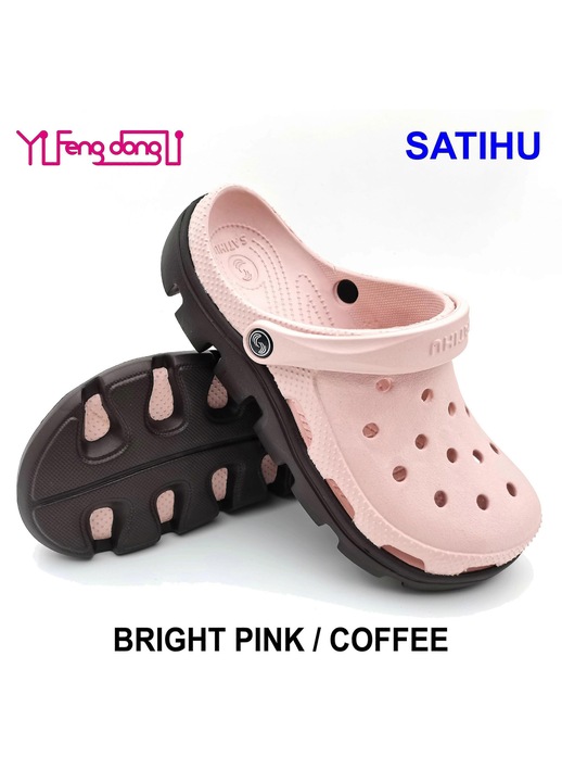 Saboti, Satihu, model PATCHWORK, roz, material EVA, 37 EU