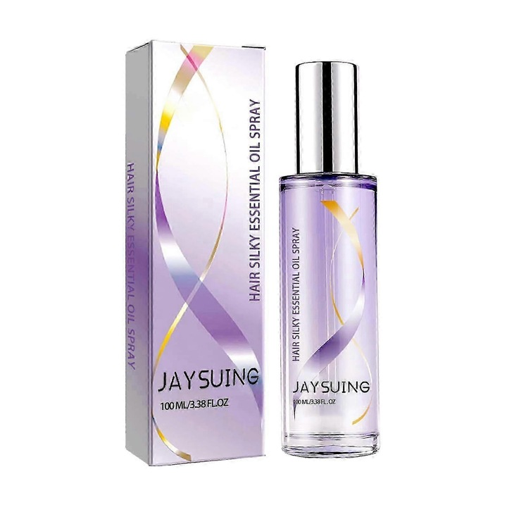 Spray esential pentru par, Jaysuing, 100ml, tratament reparare par uscat, ingrijire profunda, set 130 bucati