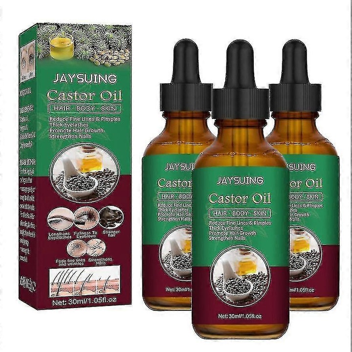 Ulei de ricin pentru par dens, jaysuing, tratament hidratant, intarire par, 100ml