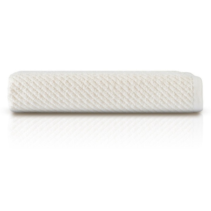 Prosop de baie Detexpol Forte 70x140cm, 100% bumbac, 550 GSM, culoare migdala