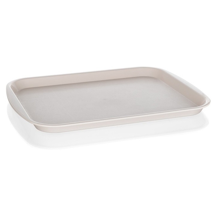 Табла за сервиране Vetro Plus, пластмасова, 35x26см, слонова кост