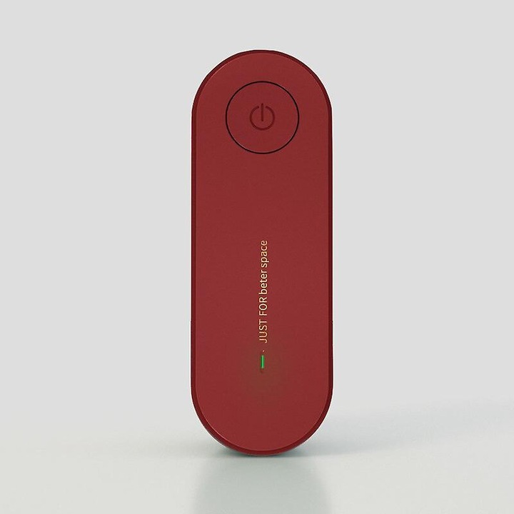 Purificator de aer portabil, ionizator, 20 milioane ioni negativi, 113x40x26mm, alb