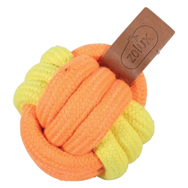 ZOLUX TWIST – Kötél labda kutyáknak, apportírozó játék, 6 cm