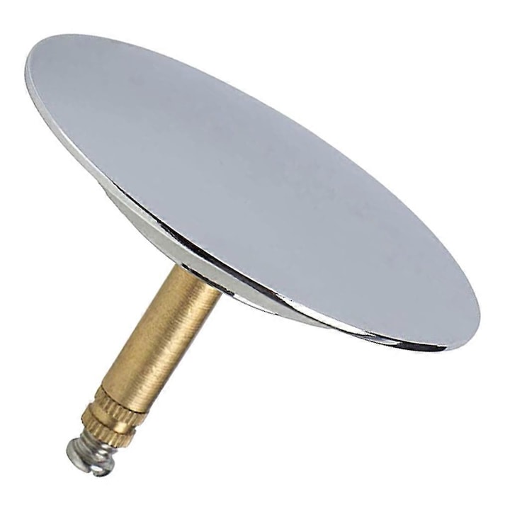 Set de dopuri pentru cada, 72mm, inox, argintiu-auriu, ajustabil 32mm