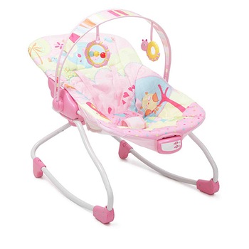 Balansoar cu sunete si vibratii Merry Roz Balansoar cu sunete si vibratii Merry Roz