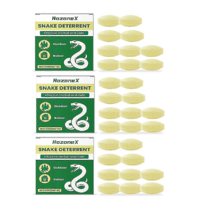 Repelent natural pentru serpi, set 10 pungi, protectie de lunga durata, sigur pentru animale de companie, utilizare interioara si exterioara