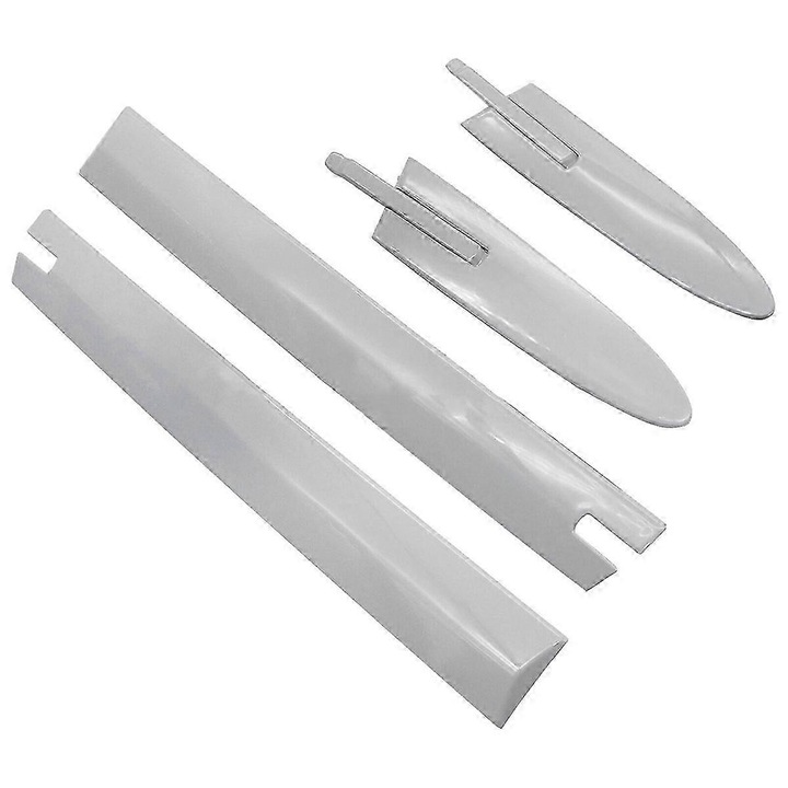 Dekoratív autótető zsanér takarók, 2 db-os készlet, BMW 3 E93, 4 F33, M4 F83 modellekhez, műanyag, fehér