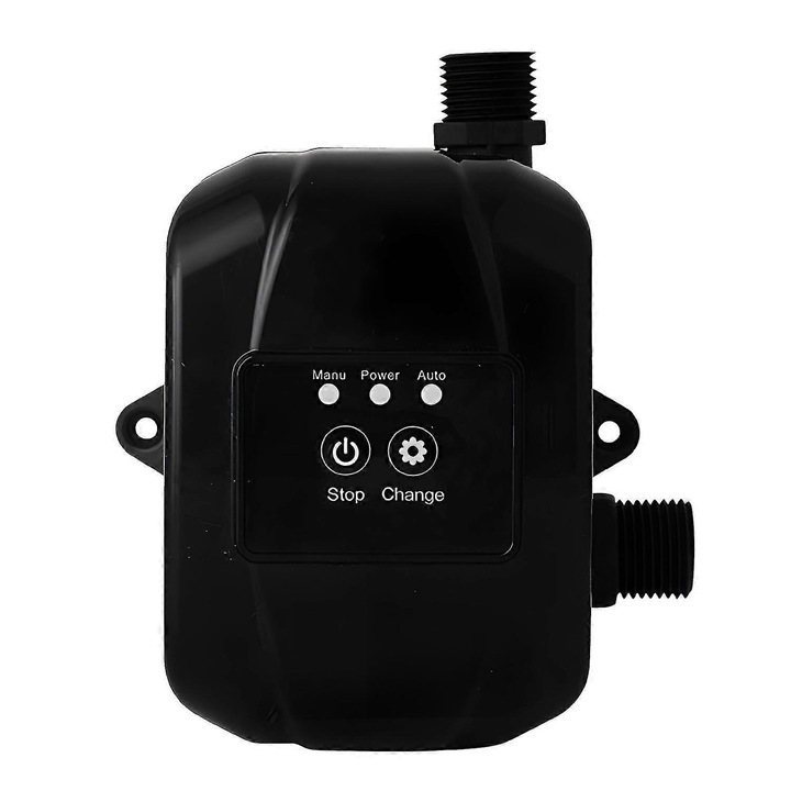 Pompa de presiune pentru apa, 24V, 150W, 1500L/h, 28m, IP65, neagra, set complet