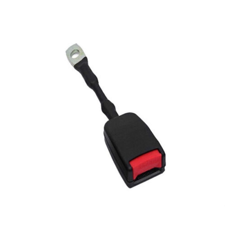 Autó biztonsági öv adapter, 20cm, fekete