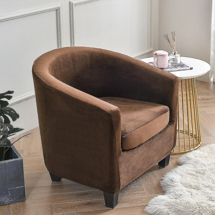 Husa pentru scaun tip tub, multicolor, 60-70cm x 60-75cm x 50-55cm, din poliester