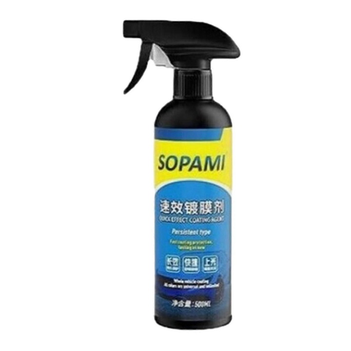 Agent de acoperire rapida 500ML, efect rapid, rezistenta la umiditate, set cu pulverizator si prosop