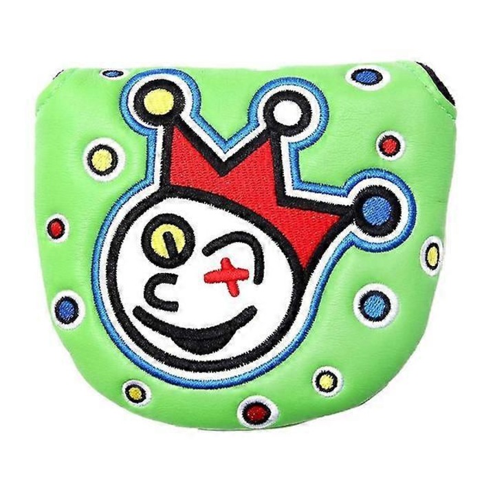 Caciula pentru putter golf, semiluna, impermeabila, model clovn, 14x14cm, set 1 buc.