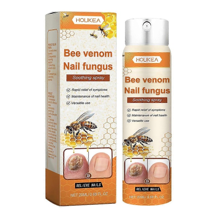 Spray reparare unghii, houkea, efect anti-fungic, aplicare universala