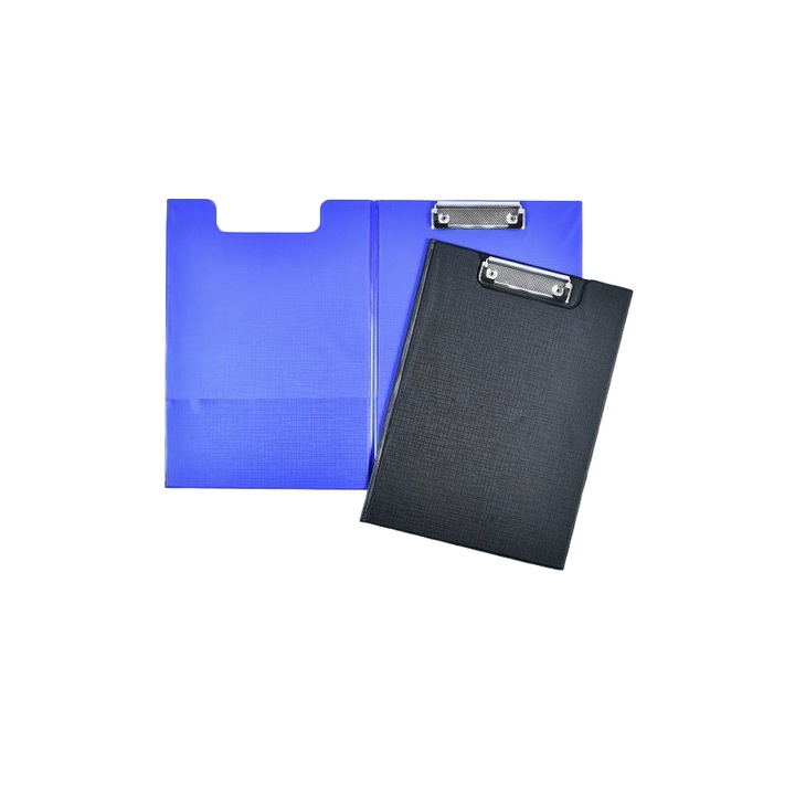 Clipboard dublu, A4, plastic, multicolor, 30x22cm
