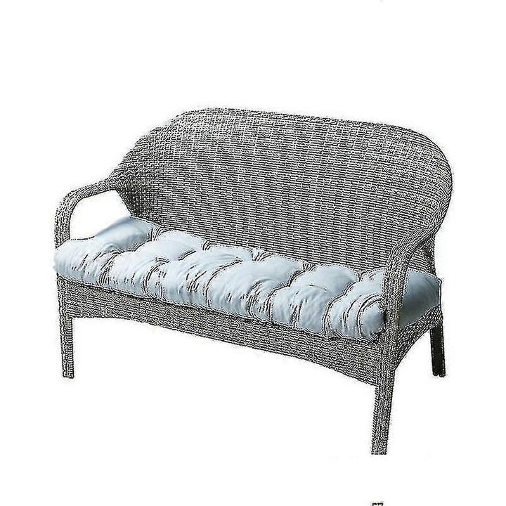 Banca de gradina din aluminiu turnat, design clasic antic, 50x100cm