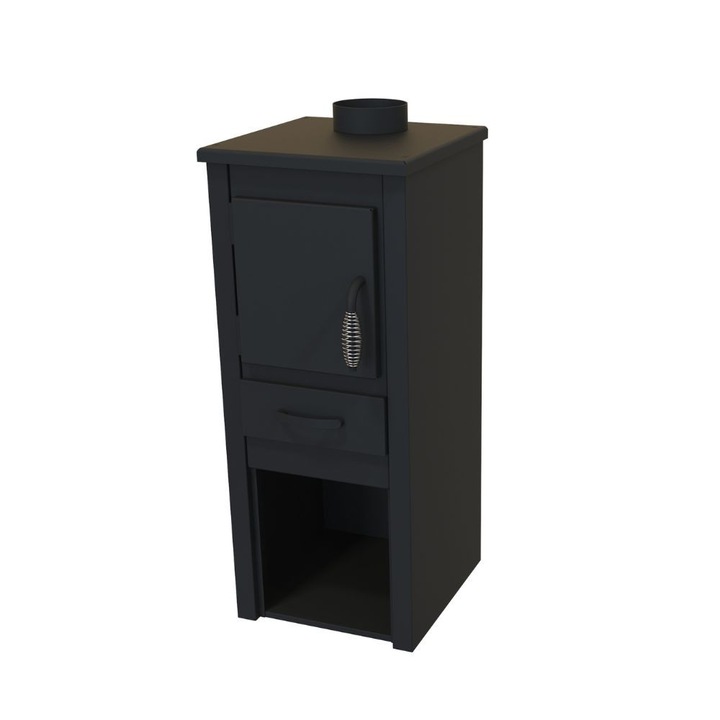 Камина Uno Lite черна