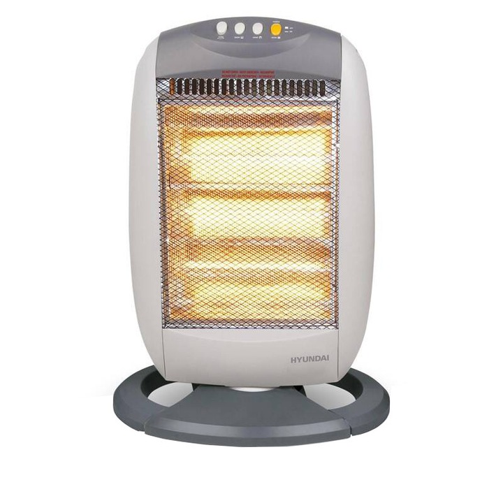 Radiator cu halogen Gallet HAL 200, 400/800/1200W, 3 zone, functie de rotatie, alb