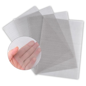 Plasa de sarma tesuta din otel inoxidabil, nu rugineste niciodata, pachet de 4 plase de ventilatie (300 x 210 mm), ecran dur si rezistent la caldura, gaura de 1 mm, 20 de ochiuri, usor de taiat, pentru filtre de rozatoare, proiecte DIY pentru ferestre