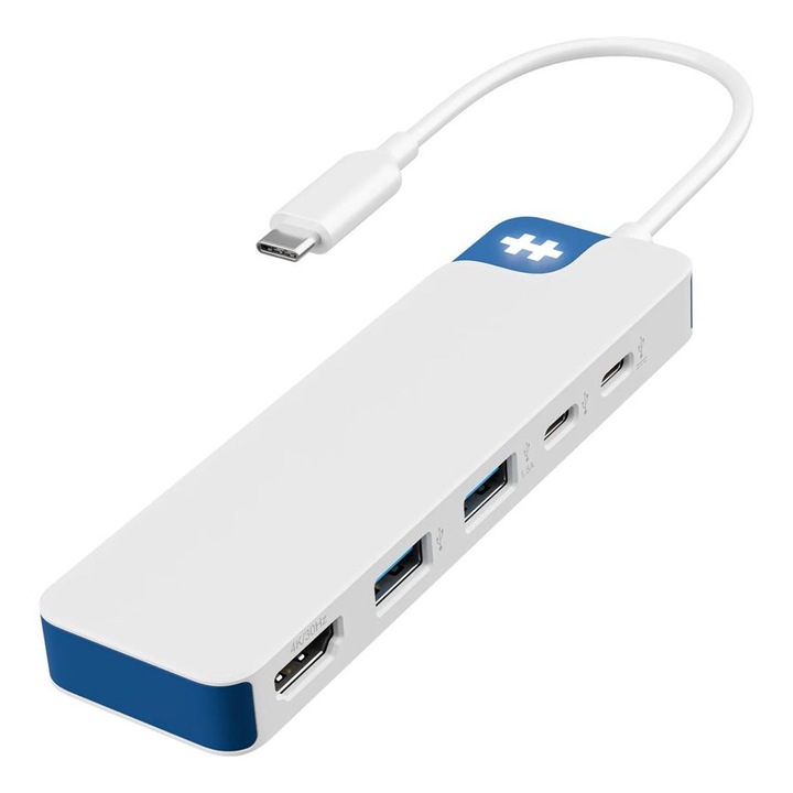 USB-C хъб Hyper HYPERDRIVE FLEX 5 порта, син