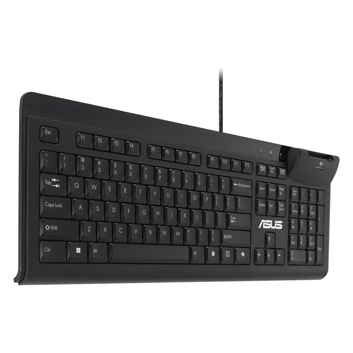 Клавиатура Asus KU100, 104 клавиша, черна