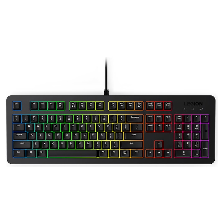 Tastatura gaming Lenovo Legion K310 RGB, Nordics