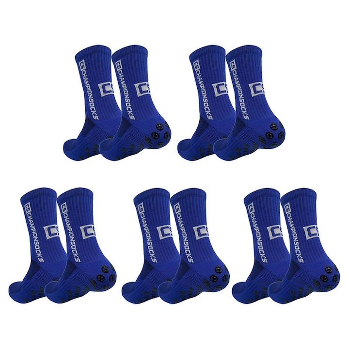 Csúszásgátló markolatok, 5 pár, uniszex, kék, egy méret