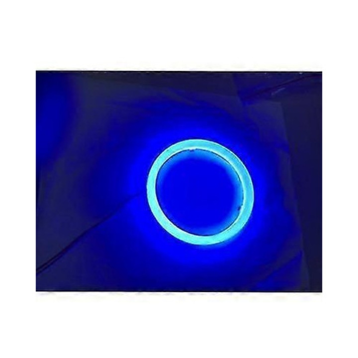 2 db Cob LED Angel Eye Halo gyűrű 60mm 70mm 80mm 90mm 95mm 100mm 110mm 120mm autó DRL nappali menetfény autó LED fényszóró kék 2 db 70mm