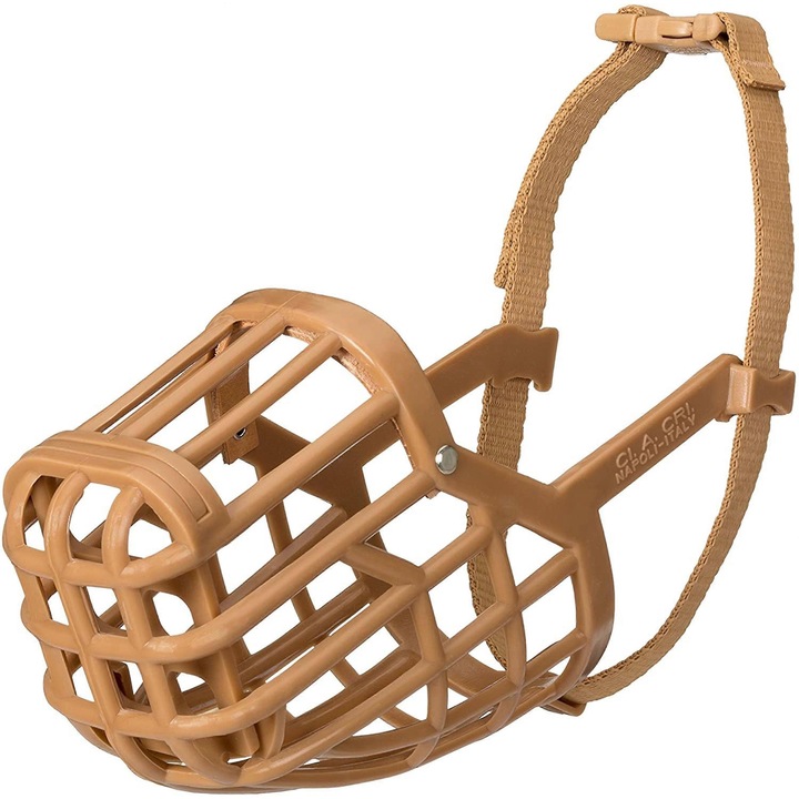 Botnita pentru Caini, Baskerville, design usor, marimea 10, maro