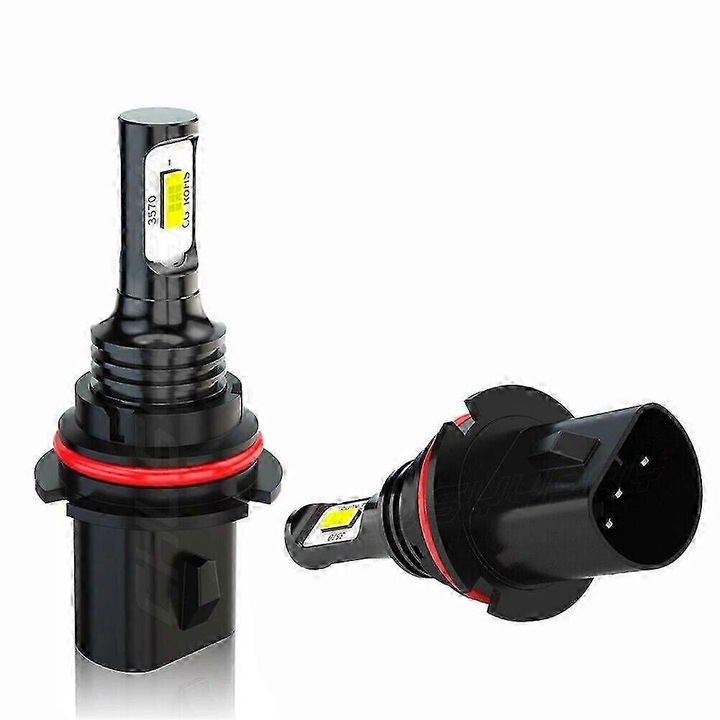 Комплект за преобразуване на LED крушки 9007 HB5 CSP, 6000K, бял, комплект 2 бр