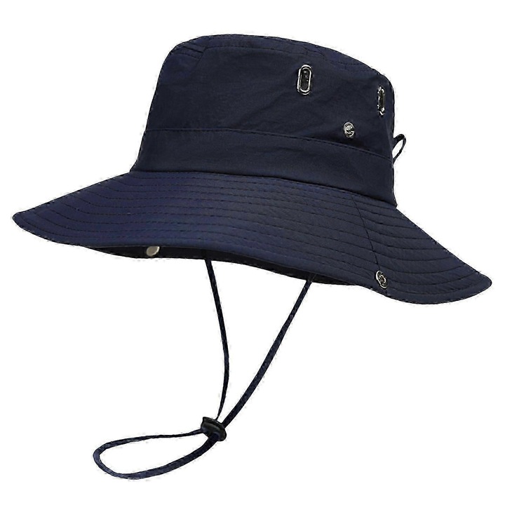 Kerékpáros sisak, uniszex, tengerészkék, 56-60 cm, könnyű, lélegző, napvédelem