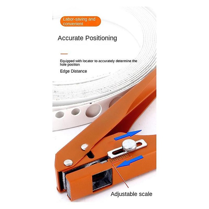 Clesti de bandare, 8mm, metal, portocalii