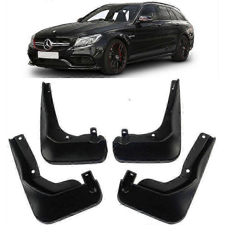 Sárvédő készlet Mercedes Benz C AMG T-hez, fekete, 1kg