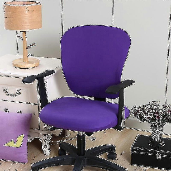 Husa scaun birou, stil 16, multicolor, dimensiuni 36-52cm x 38-52cm