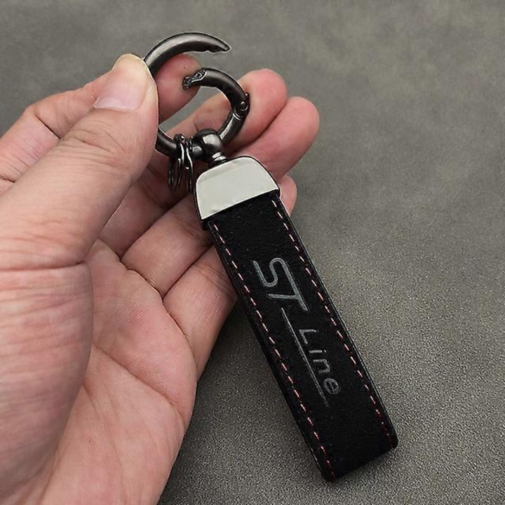 Set accesorii cheie din piele pentru Ford ST Line, 135x22mm, multicolor