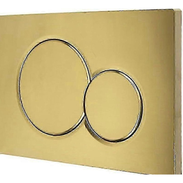 Geberit Sigma01 dupla öblítőlap, műanyag, arany, 24.6x16.4x1.3mm, 1 db-os készlet