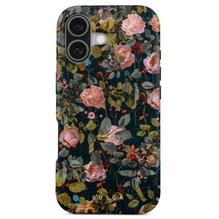 Husa Burga Dual Layer Magsafe Bloomy Garden compatibila cu iPhone 17