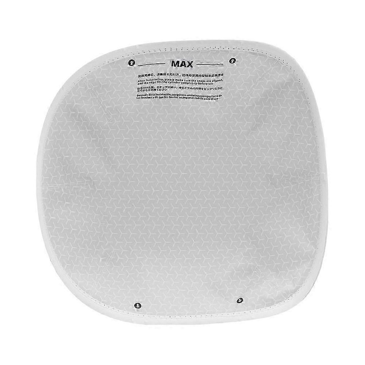 Tavita pentru litiera, alba, 1 set, material PP + tesatura, pentru cutii de litiera Petkit T3 si T4