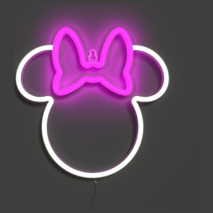 Neon LED, Yellowpop, model Minnie, cablu USB de 2m