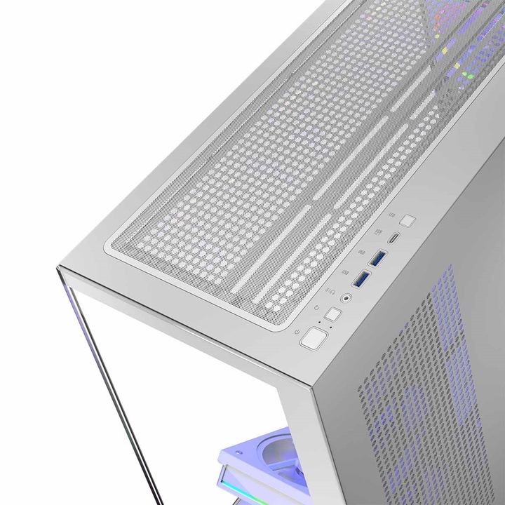 MODECOM Volcano Stellar ARGB MIDI 5F fehér számítógépház