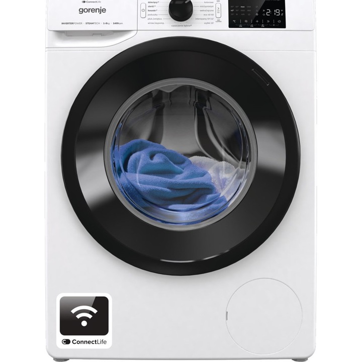 Masina de spalat rufe Gorenje WPNEI84SBSWIFI, alb, 8kg