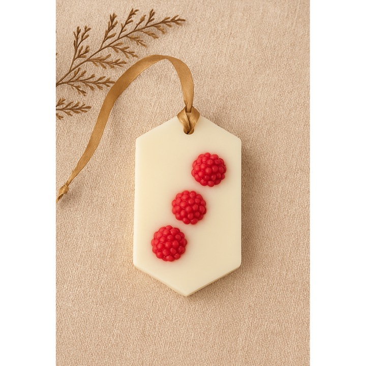 Odorizand dulap haine, Armonie din Soia, handmade, ceara parfumata-, Zmeura si Mango, wax melts, ceara naturala 25g