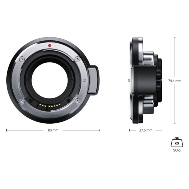 Obiectiv, Blackmagic, metal, montare manuala, compatibil cu camere URSA Mini Pro