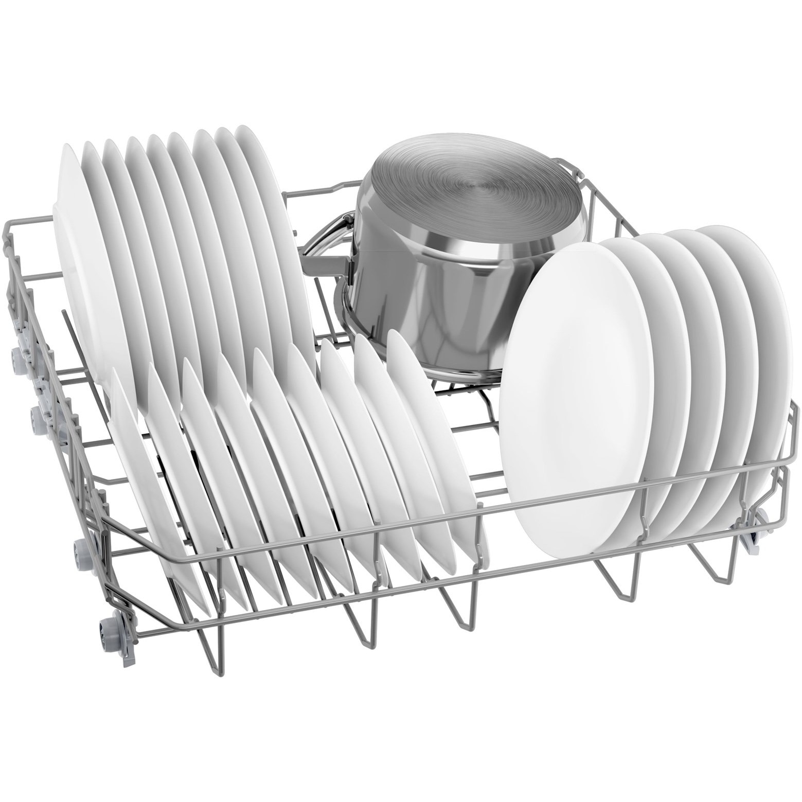 Masina de spalat vase Bosch Serie 4 SMS4HMI07E, 14 seturi, inox, 60x60x84.5cm