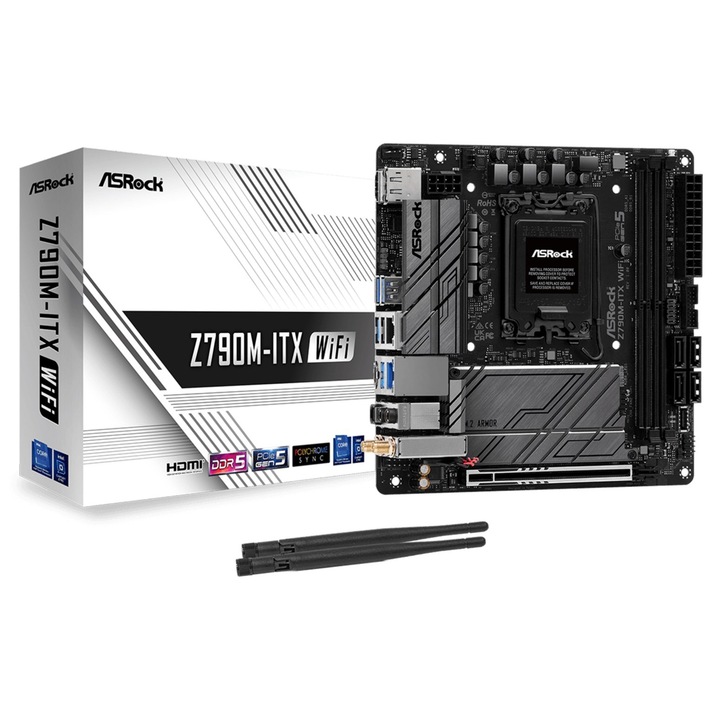 Дънна платка ASRock Z790M-ITX WIFI