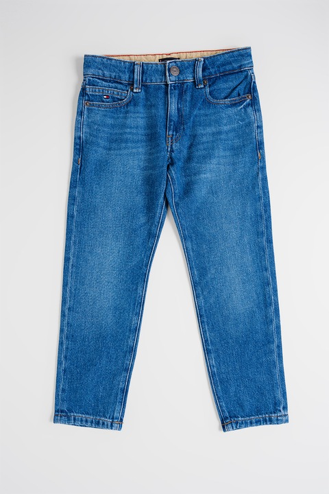 Tommy Hilfiger, Straight fit farmernadrág, Sötétkék