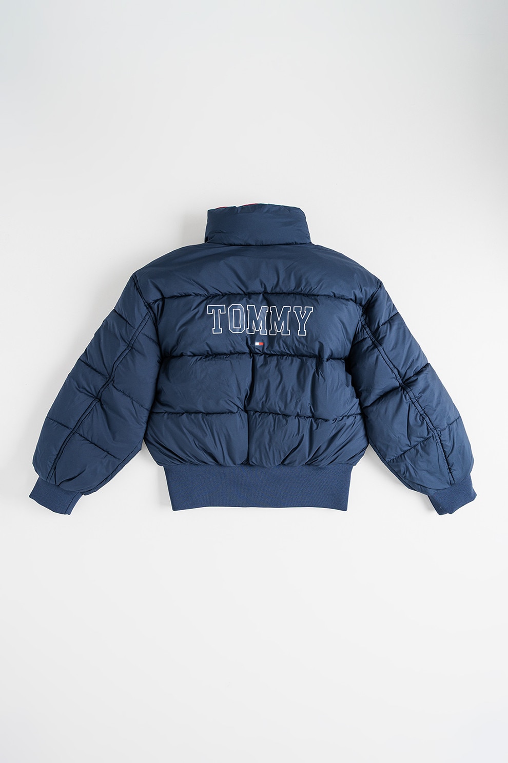 Y・M Tommy Hilfiger, Geaca reversibila cu guler inalt, Bleumarin, 122