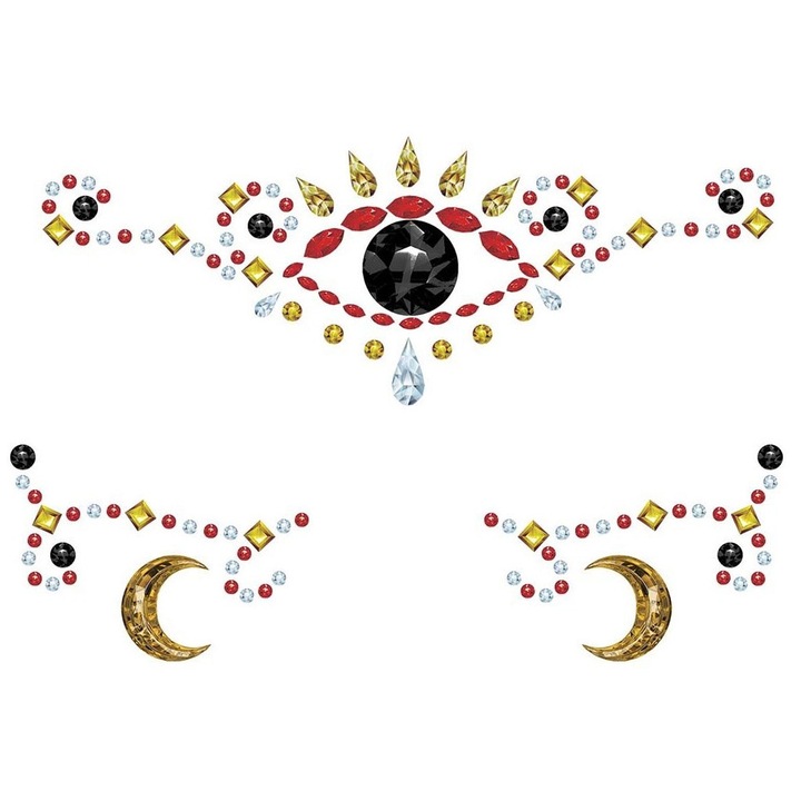 Set de Cristale 3D pentru Fata, Fiestas Guirca, Multicolor